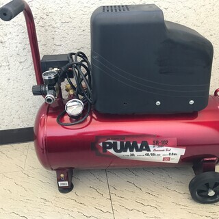 PUMA エアコンプレッサー　SR-102　容量30L