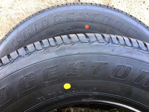 ジムニー 175/80R16 BS 4本＋スペアスチール付1本 新車外しタイヤ