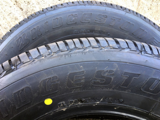 ジムニー 175/80R16 BS 4本＋スペアスチール付1本 新車外しタイヤ