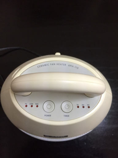 可愛いフォルムのセラミックファンヒーター