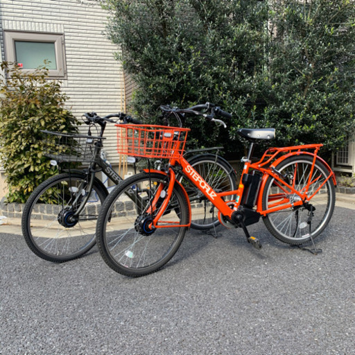 中古　ステップクルーズe   マットカーキ、オレンジ　２台セット