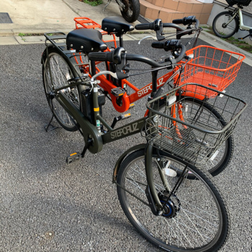 中古　ステップクルーズe   マットカーキ、オレンジ　２台セット