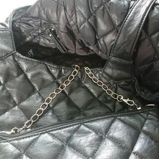 Raydy💗  キルティング模様デカ黒バッグ👜の画像