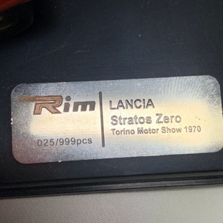 Rim LANCIA Stratos Zero トリノモーターショー1970の画像