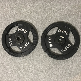 バーベルプレート105kgセット＆プレートラック