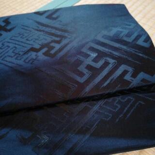 黒の作り帯の画像