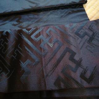 黒の作り帯の画像