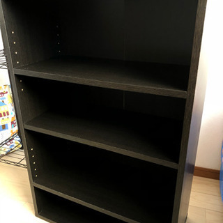 ダークブラウンの稼働棚（値下げしました）