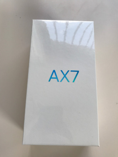 oppo  ax7 新品未開封スマホ simフリー ご希望の方はお早めに。