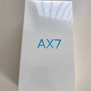 oppo  ax7 新品未開封スマホ simフリー ご希望の方はお早めに。