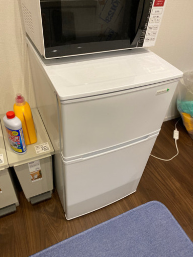 2ドア冷蔵庫　使用期間1年未満