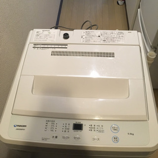 maxzen 5.5kg 洗濯機　JW55WP01 2019年製...