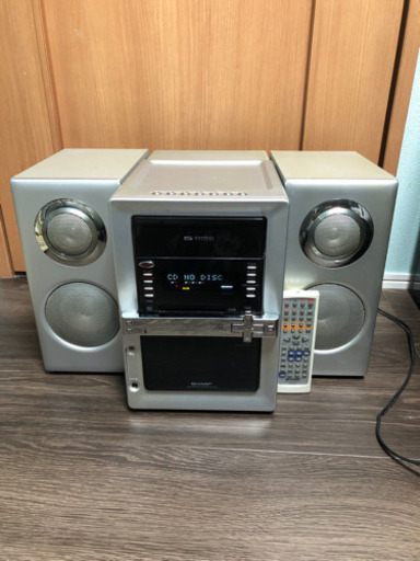 SHARP シャープ SD-GX2-S MDコンポ CD シルバー