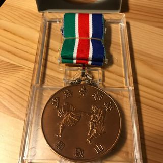 少林寺拳法の銀、銅メダルの画像