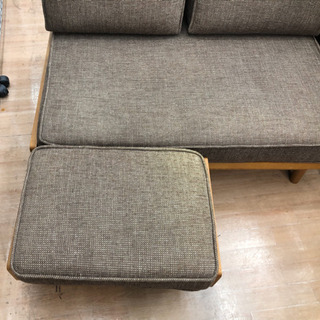 unico アルベロ】2人掛けソファ オットマン付き カバーリングソファ 2