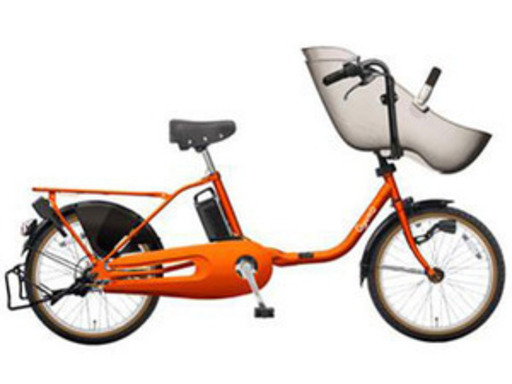 電動アシスト自転車　パナソニック　ギュット・クルーム・EX　前後チャイルドシート付き