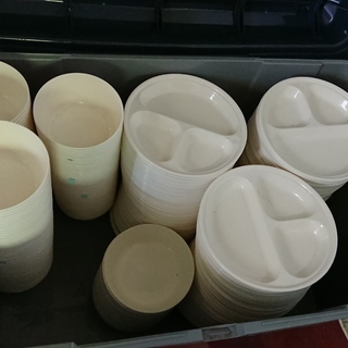 ★値下げ★プラ食器・エコ食器／キャンプ・イベント用に…　各一点から～　※大量にあります。の画像