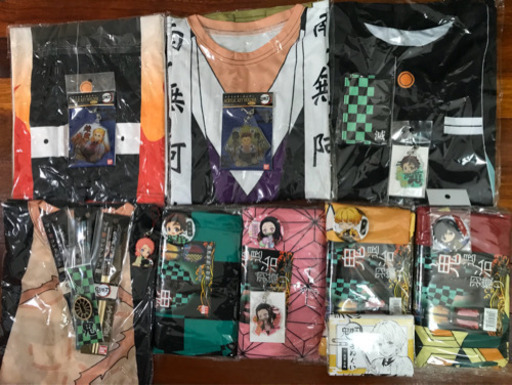 鬼滅ノ刃 Tシャツ 羽織り 手ぬぐい など２１点セット‼️＋おまけ2点☆