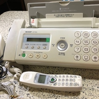 ファクシミリ　0円　印刷不可　電話、部品用