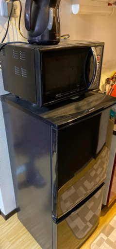 【新生活1人暮らしに最適】冷蔵庫\u0026電子レンジ\u0026電気ケトル（おまけ付）