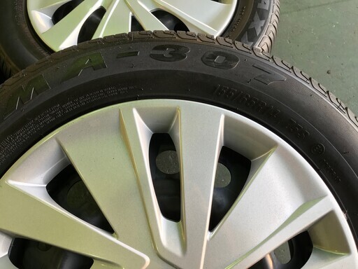 日産 デイズ 純正スチールホイール 155/65R14 納車外し 中古４本