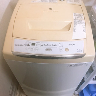 2013年製造　TOSHIBA 4.2kg