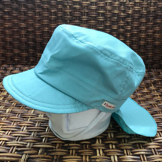 【ほぼ新品】コンビミニ タレ付きワークキャップ 50cm