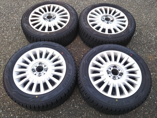 フィアット500 純正 アルミ 冬15インチ【2019年 冬/スタッドレス】185/55Ｒ15 ヨコハマ IG60【95％富山】ＦＩＡＴ フィアット500 スタッドレス 15インチ