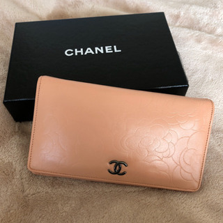 【超美品】シャネル　長財布　ピンク　カメリアの画像