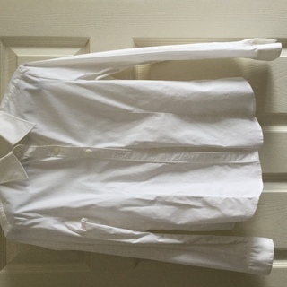 NO1◆良品計画、白シャツ、ストレッチ、無印良品　used ◆２...