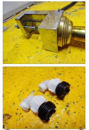 (4639-0) ボクソン ビールディスペンサー ドラフトタワー セット VT-45DW 二口ビールサーバー 接続ジョイント付き 厨房