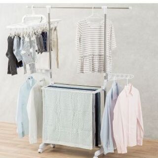 ニトリ ステンレスI型物干しの画像