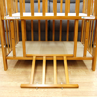 大和屋 パタン折りたたみミニベビーベッド 赤ちゃん ベビー用品 ライト