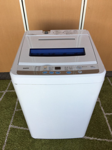 ☆まとめて値引き☆サンヨー 6kg洗濯機　2011年製☆分解清掃済み