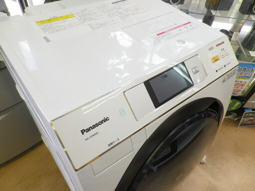 【 福岡市 リサイクルショップ 】 Panasonic 10kg ドラム式 洗濯機 NA-VX9600L 2015年 タッチパネル 乾燥機 nanoe econavi 美品 スマホ連携