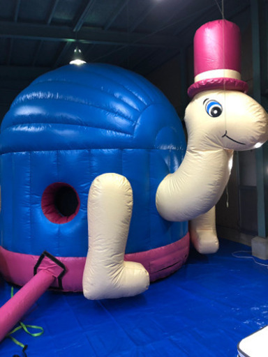 ふわふわ遊具　エアートランポリン　カメさん型