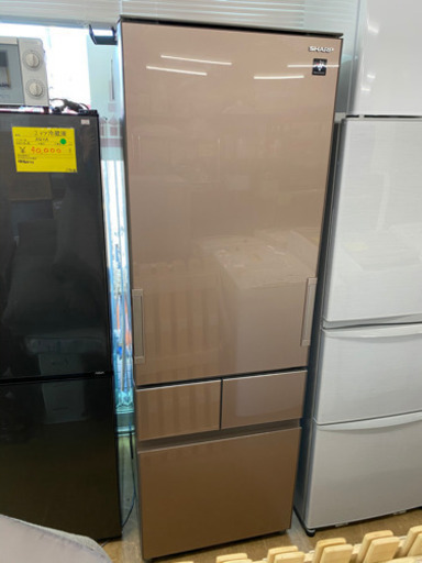 ★18年製★シャープ SHARP プラズマクラスター冷蔵庫 415L どっちもドア SJ-GT42D-T　リサイクルショップ宮崎屋20.3.16