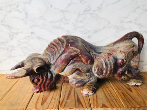 木彫り 置物 アンティーク