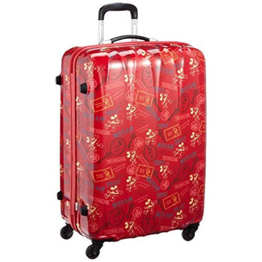 キャリーケース ミッキーマウス ミニーマウス 赤 レッド ディズニー 旅行