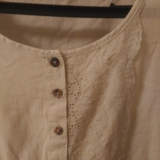 bolo ナチュラル系ミントグリーンワンピース着用感大　サイズフリーの画像