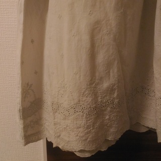 bolo ナチュラル系ミントグリーンワンピース着用感大　サイズフリーの画像