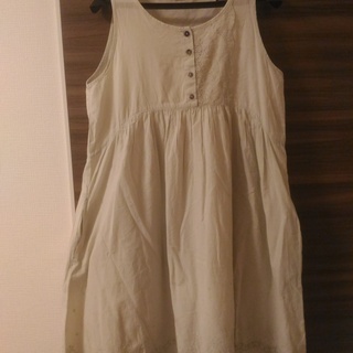 bolo ナチュラル系ミントグリーンワンピース着用感大　サイズフリー