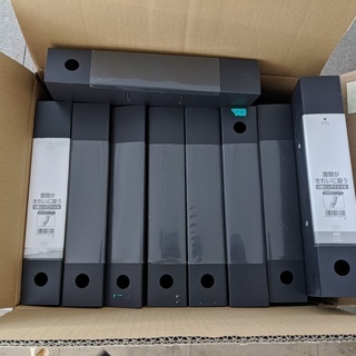 A4 Dリング型ファイル黒9冊セットの画像