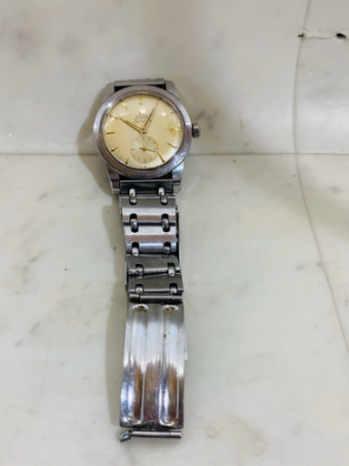 動作品　OMEGA Seamaster Automatic cal.344 半回転 自動巻 ハーフローター  スキセコ　アンティーク 