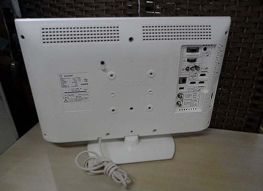 SHARP 22型 液晶テレビ 2014年 LC-22K90 AQUOS シャープ アクオス ホワイト TV 札幌市 白石区 東札幌