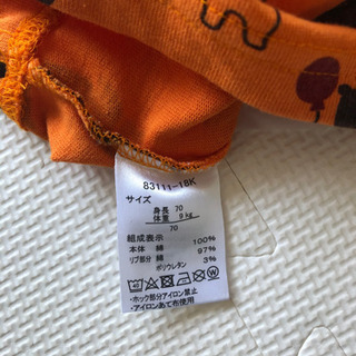 サイズ70の洋服(長袖)セットの画像
