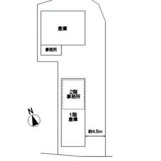 複数駐車可能♫事務所付き倉庫♫面積約100坪♫早い者勝ちですよ♫