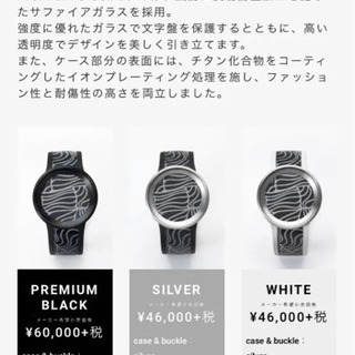 激安出品❣️【新品未使用未開封】ほぼ半額！　SONY FES Watch U ホワイトの画像