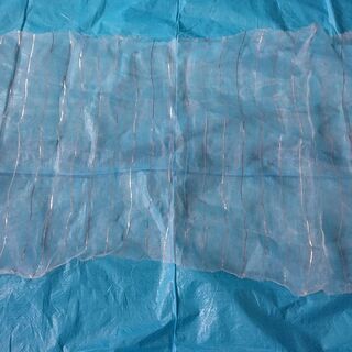 虫除けネット　銀ライン入り　幅１３５ｃｍ長さ７０ｃｍ　おまけドーム型　幅９０ｃｍ高さ４２ｃｍの画像