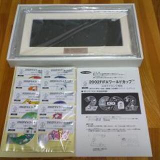 2002年FIFAワールドカップ彩色額装ピンバッジコレクション 